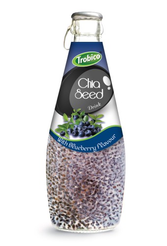 290ml chia seed drink with Bluberry Flavour